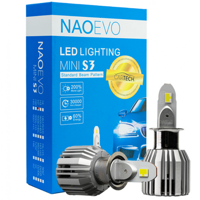 ΛΑΜΠΑ LED S3-H3 30W WHITE COLOR (6000K) NAOEVO / 33721