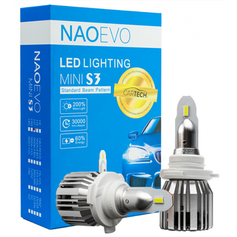 ΛΑΜΠΑ LED S3-HB3 (9005) 30W WHITE COLOR (6000K) NAOEVO / 33725