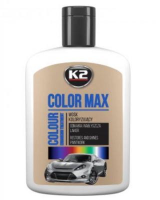 Κερί χρώματος λευκό K2 COLOUR WAX που επαναφέρει τη λάμψη και το χρώμα 200 ml