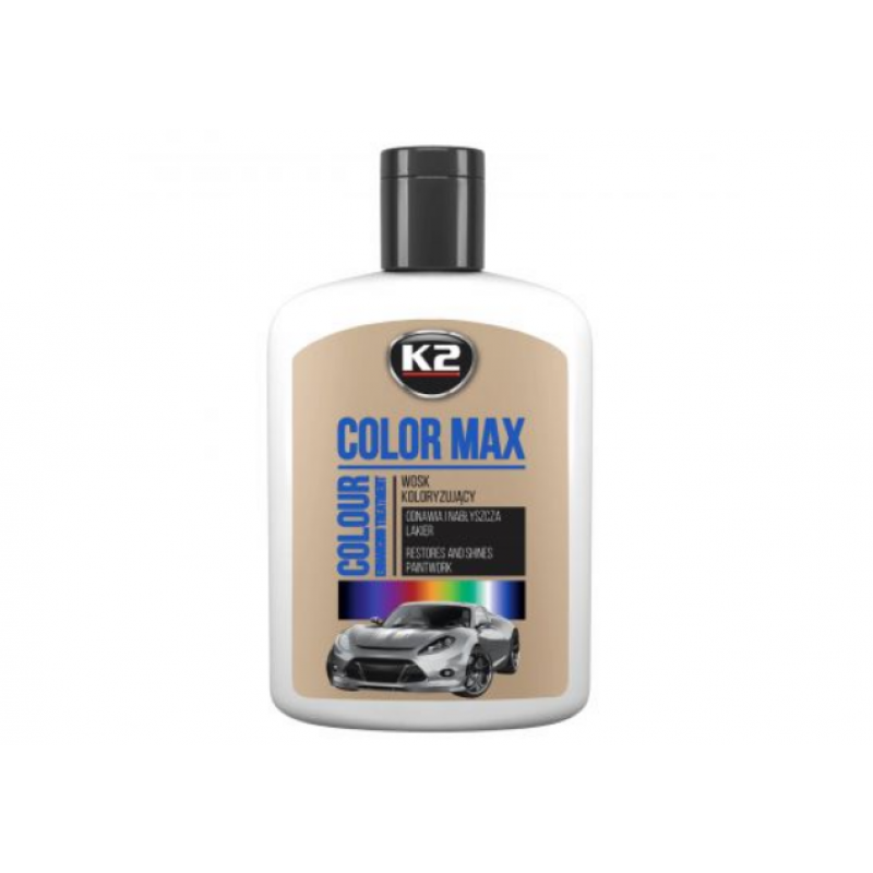 Κερί χρώματος λευκό K2 COLOUR WAX που επαναφέρει τη λάμψη και το χρώμα 200 ml