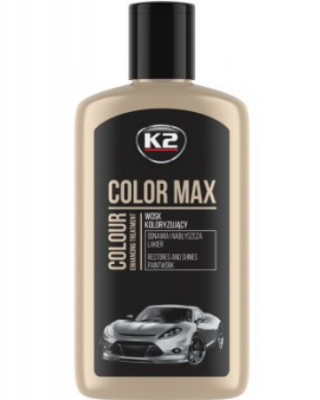 Κερί χρώματος μαύρο K2 COLOUR WAX που επαναφέρει τη λάμψη και το χρώμα 250 ml