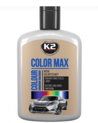 Κερί χρώματος γκρι K2 COLOUR WAX που επαναφέρει τη λάμψη και το χρώμα 200 ml / K2-K020SZ