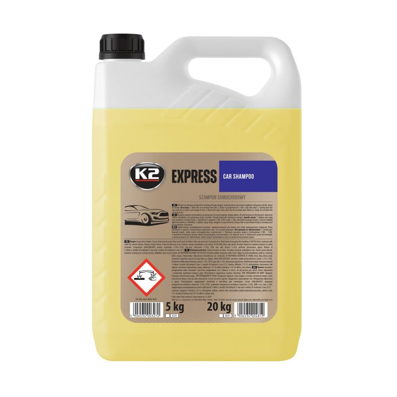 Σαμπουάν K2  EXPRESS με αντιοξειδωτικά στοιχεία 5L