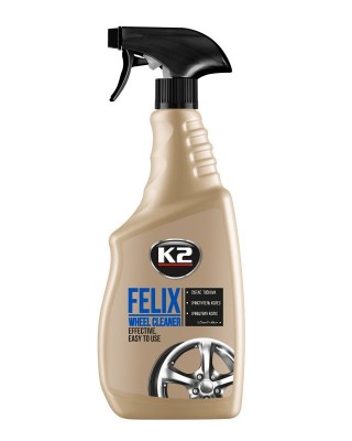 Καθαριστικό υγρό K2 FELIX 770ml για ζάντες από χάλυβα και αλουμίνιο, καθώς και για τάσια 
