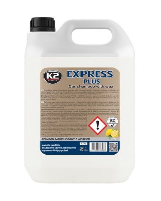 Σαμπουάν K2  EXPRESS PLUS υπερσυμπυκνωμένο με κερί 5L