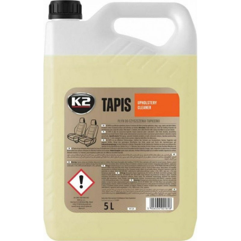 K2 ΚΑΘΑΡΙΣΤΙΚΟ ΥΓΡΟ ΤΑΠΕΤΣΑΡΙΑΣ TAPIS 5L / K2-M126