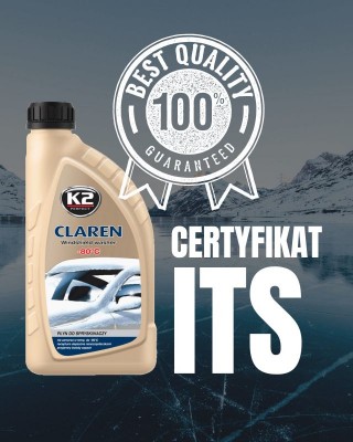 Αντιπαγωτικό υγρό (-80 oC) για καθάρισμα και ξεπάγωμα των παραθύρων του αυτοκινήτου 1L