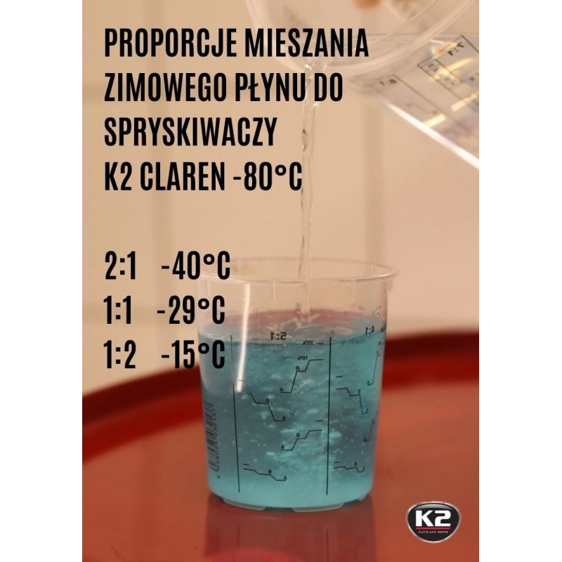 Αντιπαγωτικό υγρό (-80 oC) για καθάρισμα και ξεπάγωμα των παραθύρων του αυτοκινήτου 1L