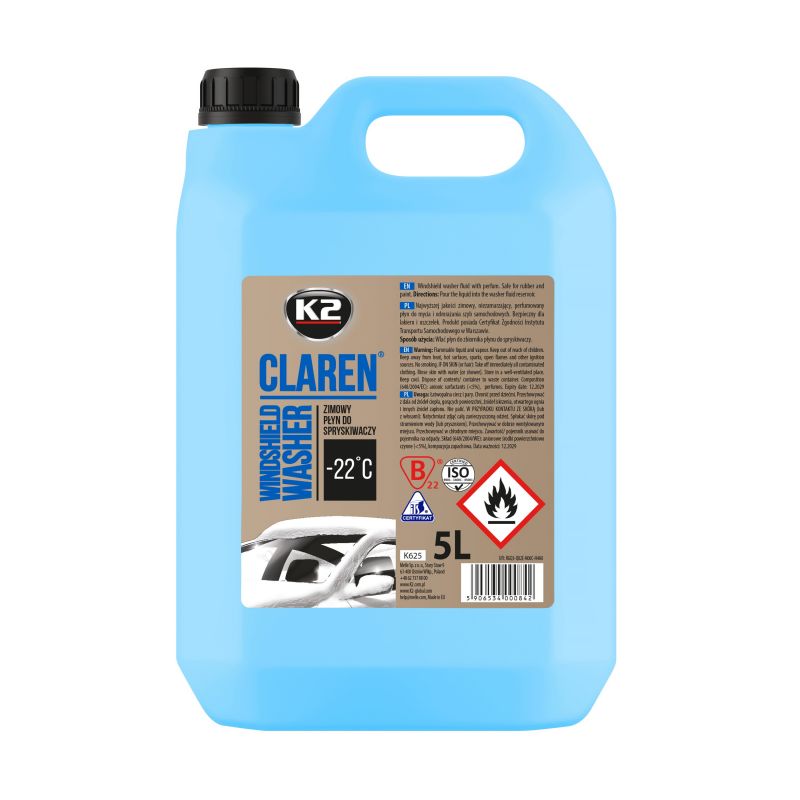Αντιπαγωτικό υγρό(-22oC) για καθάρισμα και ξεπάγωμα των παραθύρων του αυτοκινήτου 5L
