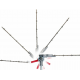 OLEO-MAC Φραχτοκόπτης (Ψαλίδι Μπορντούρας) Βενζίνης BC241H 21.7cc/1.2hp