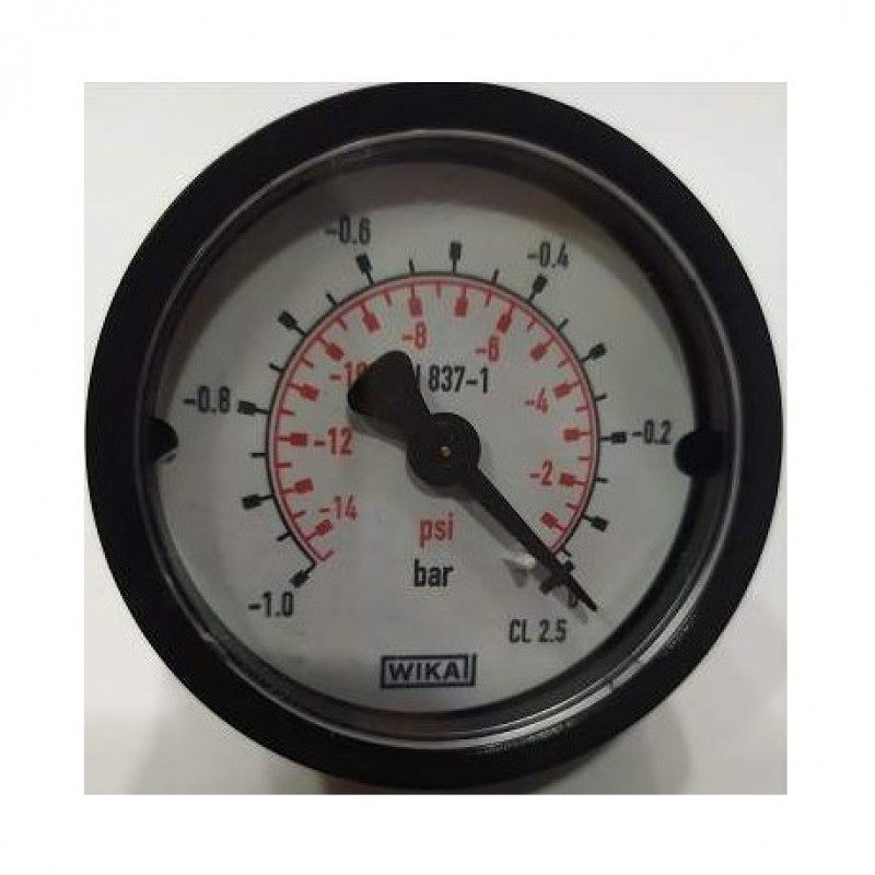 Μανόμετρο κενού υποπίεσης 0 έως -1 bar/01.02491