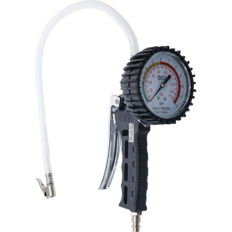 Αερόμετρο πλήρωσης 0 - 12 bar / 170 psi / BGS-3242