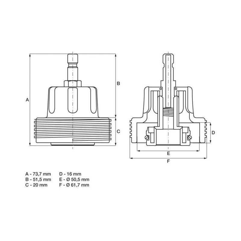 Αντάπτορας Νο 23 από BGS-8027 & BGS-8098 / BGS-8027-23