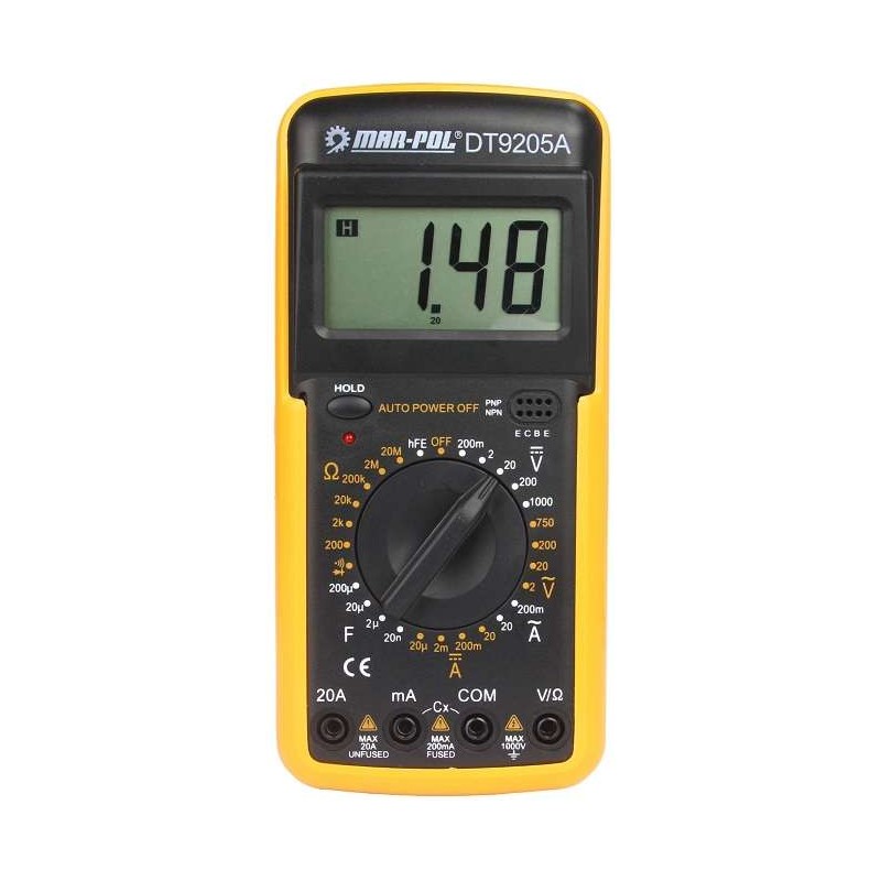 Πολύμετρο ψηφιακό με 3 led γενικής χρήσης / M-04015