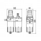 Φίλτρο νερού - ρυθμιστής αέρος - λαδικό 1/2/GAV-FRL200