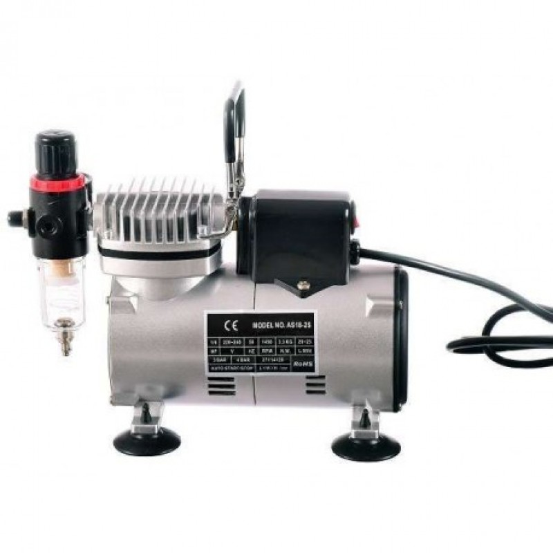 Αεροσυμπιεστής 1/6 HP για αερογράφους 220 volt/KAS-10296