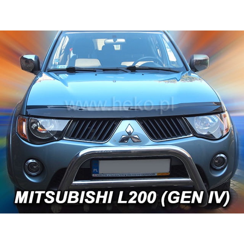 MITSUBISHI L200 2006-2016 ΜΠΡΟΣΤΙΝΟΣ ΑΝΕΜΟΘΡΑΥΣΤΗΣ ΚΑΠΩ ΑΥΤΟΚΙΝΗΤΟΥ ΑΠΟ ΕΥΚΑΜΠΤΟ ΦΙΜΕ ΠΛΑΣΤΙΚΟ HEKO - 1 ΤΕΜ.