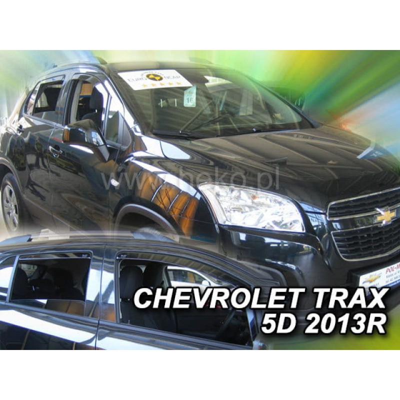 CHEVROLET TRAX 5D 2013-2015 ΣΕΤ ΑΝΕΜΟΘΡΑΥΣΤΕΣ ΑΥΤΟΚΙΝΗΤΟΥ ΑΠΟ ΕΥΚΑΜΠΤΟ ΦΙΜΕ ΠΛΑΣΤΙΚΟ HEKO - 4 ΤΕΜ.