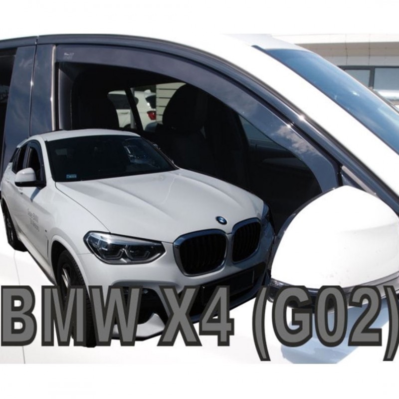 BMW X4 G02 5D 2018+ ΖΕΥΓΑΡΙ ΑΝΕΜΟΘΡΑΥΣΤΕΣ ΑΠΟ ΕΥΚΑΜΠΤΟ ΦΙΜΕ ΠΛΑΣΤΙΚΟ HEKO - 2 ΤΕΜ.