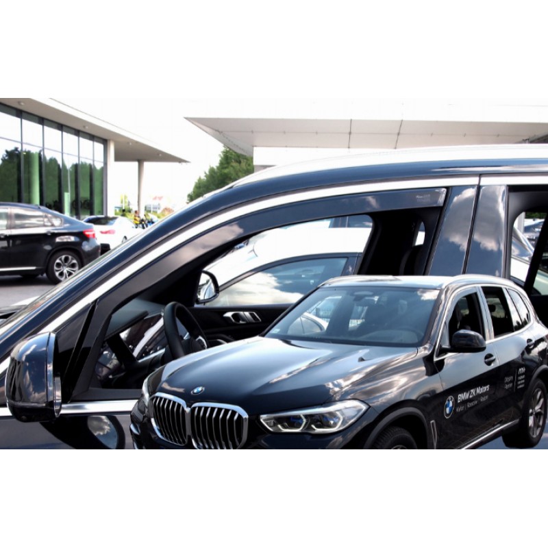 BMW X5 G05 5D 2018-2021 ΖΕΥΓΑΡΙ ΑΝΕΜΟΘΡΑΥΣΤΕΣ ΑΥΤΟΚΙΝΗΤΟΥ ΑΠΟ ΕΥΚΑΜΠΤΟ ΦΙΜΕ ΠΛΑΣΤΙΚΟ HEKO - 2 ΤΕΜ.