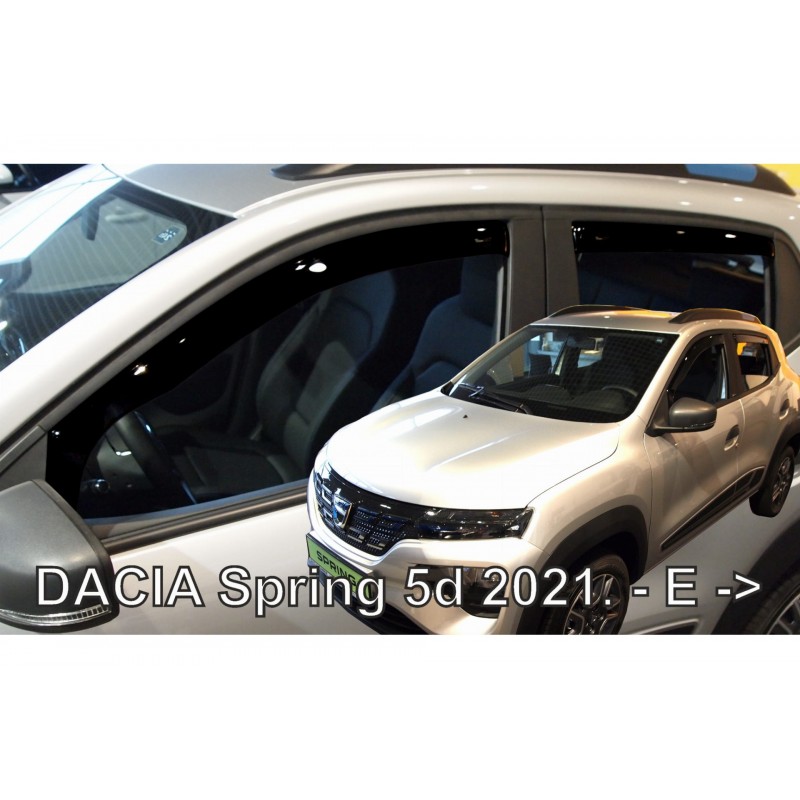 DACIA SPRING ELECTRIC 5D 2021+  ΣΕΤ ΑΝΕΜΟΘΡΑΥΣΤΕΣ ΑΥΤΟΚΙΝΗΤΟΥ ΑΠΟ ΕΥΚΑΜΠΤΟ ΦΙΜΕ ΠΛΑΣΤΙΚΟ HEKO - 4 ΤΕΜ.