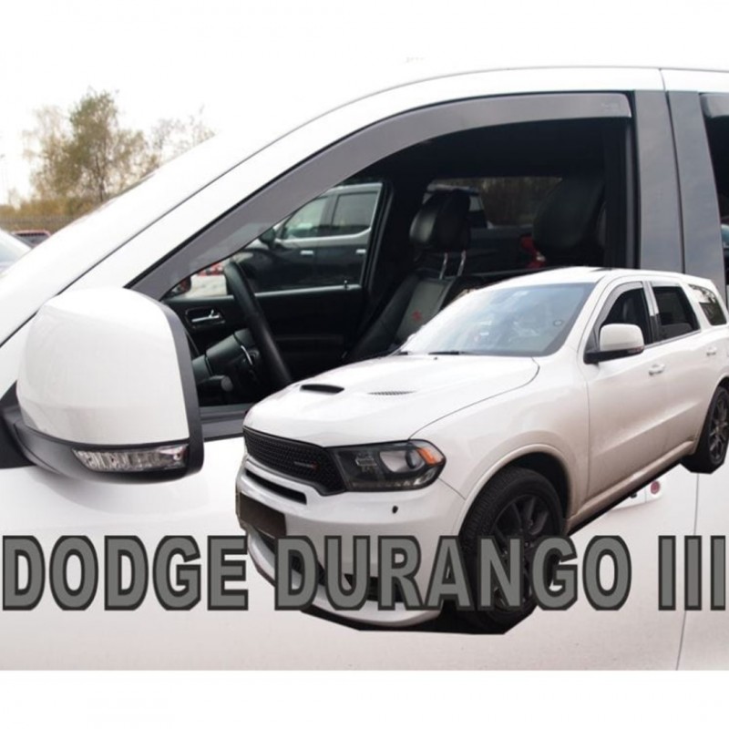 DODGE DURANGO 5D 2011-2021 ΖΕΥΓΑΡΙ ΑΝΕΜΟΘΡΑΥΣΤΕΣ ΑΠΟ ΕΥΚΑΜΠΤΟ ΦΙΜΕ ΠΛΑΣΤΙΚΟ HEKO - 2 ΤΕΜ.