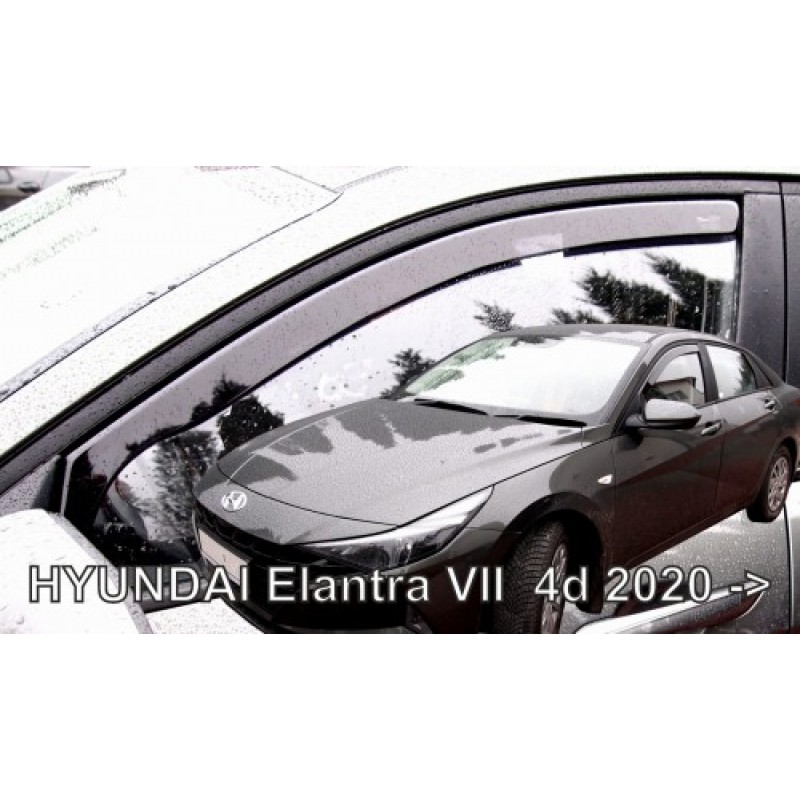 HYUNDAI ELANTRA 4D 2020+  ΖΕΥΓΑΡΙ ΑΝΕΜΟΘΡΑΥΣΤΕΣ ΑΠΟ ΕΥΚΑΜΠΤΟ ΦΙΜΕ ΠΛΑΣΤΙΚΟ HEKO - 2 ΤΕΜ.