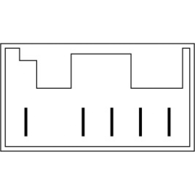 Διακόπτης Παραθύρου FIAT PALIO 98-01 / SIENA 98-01 Μονός 5PIN