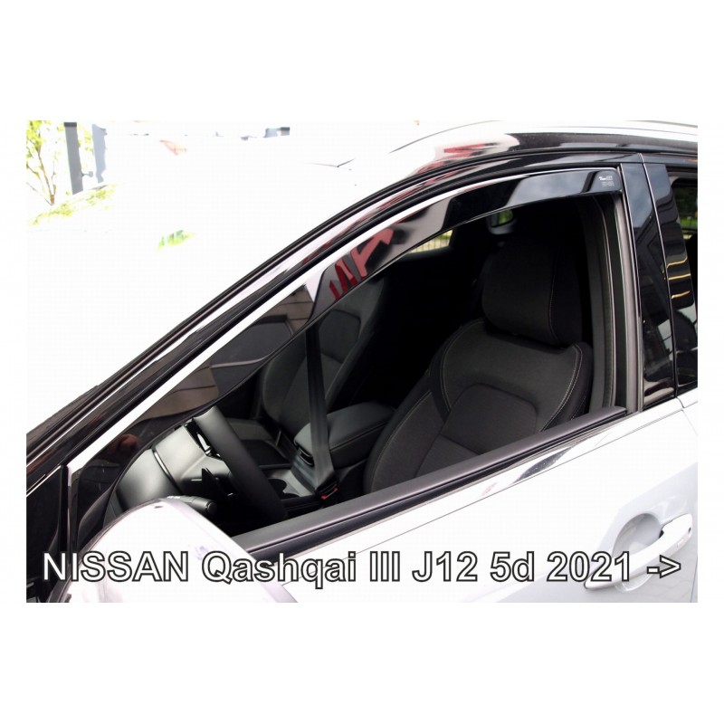 NISSAN QASHQAI J12 5D 2021+ ΖΕΥΓΑΡΙ ΑΝΕΜΟΘΡΑΥΣΤΕΣ ΑΠΟ ΕΥΚΑΜΠΤΟ ΦΙΜΕ ΠΛΑΣΤΙΚΟ HEKO - 2 ΤΕΜ.