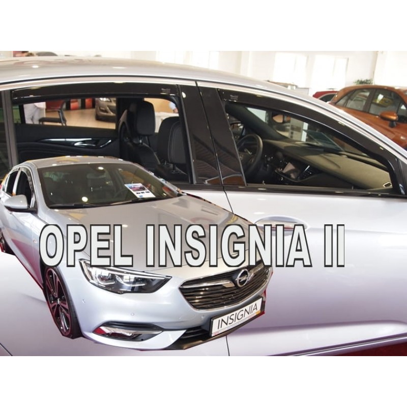 OPEL INSIGNIA II 5D 2017+ ΣΕΤ ΑΝΕΜΟΘΡΑΥΣΤΕΣ ΑΥΤΟΚΙΝΗΤΟΥ ΑΠΟ ΕΥΚΑΜΠΤΟ ΦΙΜΕ ΠΛΑΣΤΙΚΟ HEKO - 4 ΤΕΜ.