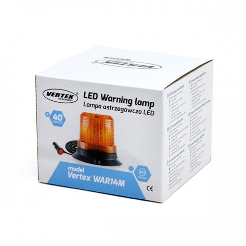 Amio - ΦΑΡΟΣ WAR14M 12/24V - 60 LED - 147x122mm (ΠΟΡΤΟΚΑΛΙ/ΜΑΓΝΗΤΙΚΗ ΒΑΣΗ Η 3 ΒΙΔΕΣ/ΦΙΣ ΚΑΙ ΚΑΛΩΔΙΟ 4 m) - 1 ΤΕΜ. (01503/AM)