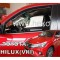 TOYOTA HILUX 4D 2016+ ΖΕΥΓΑΡΙ ΑΝΕΜΟΘΡΑΥΣΤΕΣ ΑΠΟ ΕΥΚΑΜΠΤΟ ΦΙΜΕ ΠΛΑΣΤΙΚΟ HEKO - 2 ΤΕΜ.