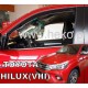 TOYOTA HI-LUX 4D 2016+ ΖΕΥΓΑΡΙ ΑΝΕΜΟΘΡΑΥΣΤΕΣ ΑΠΟ ΕΥΚΑΜΠΤΟ ΦΙΜΕ ΠΛΑΣΤΙΚΟ HEKO - 2 ΤΕΜ.