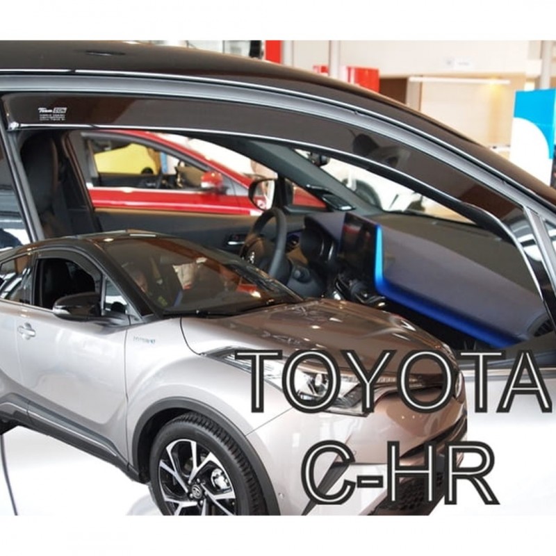 TOYOTA C-HR 5D 2016+ ΖΕΥΓΑΡΙ ΑΝΕΜΟΘΡΑΥΣΤΕΣ ΑΠΟ ΕΥΚΑΜΠΤΟ ΦΙΜΕ ΠΛΑΣΤΙΚΟ HEKO - 2 ΤΕΜ.