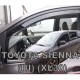 TOYOTA SIENNA III XL30 5D 2010+ ΖΕΥΓΑΡΙ ΑΝΕΜΟΘΡΑΥΣΤΕΣ ΑΠΟ ΕΥΚΑΜΠΤΟ ΦΙΜΕ ΠΛΑΣΤΙΚΟ HEKO - 2 ΤΕΜ.