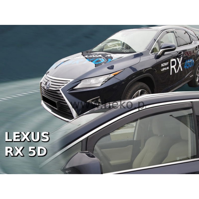 LEXUS RX 5D 2016+   ΖΕΥΓΑΡΙ ΑΝΕΜΟΘΡΑΥΣΤΕΣ ΑΥΤΟΚΙΝΗΤΟΥ ΑΠΟ ΕΥΚΑΜΠΤΟ ΦΙΜΕ ΠΛΑΣΤΙΚΟ HEKO - 2 ΤΕΜ.