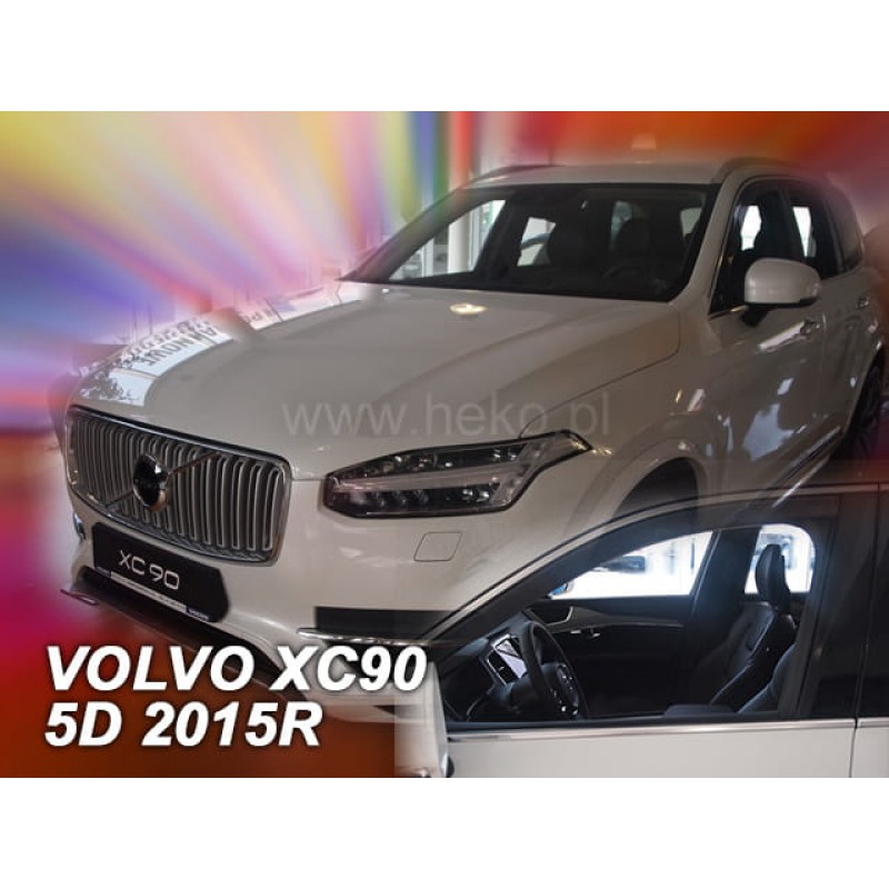 VOLVO XC90 5D 2015+  ΖΕΥΓΑΡΙ ΑΝΕΜΟΘΡΑΥΣΤΕΣ ΑΥΤΟΚΙΝΗΤΟΥ ΑΠΟ ΕΥΚΑΜΠΤΟ ΦΙΜΕ ΠΛΑΣΤΙΚΟ HEKO - 2 ΤΕΜ.