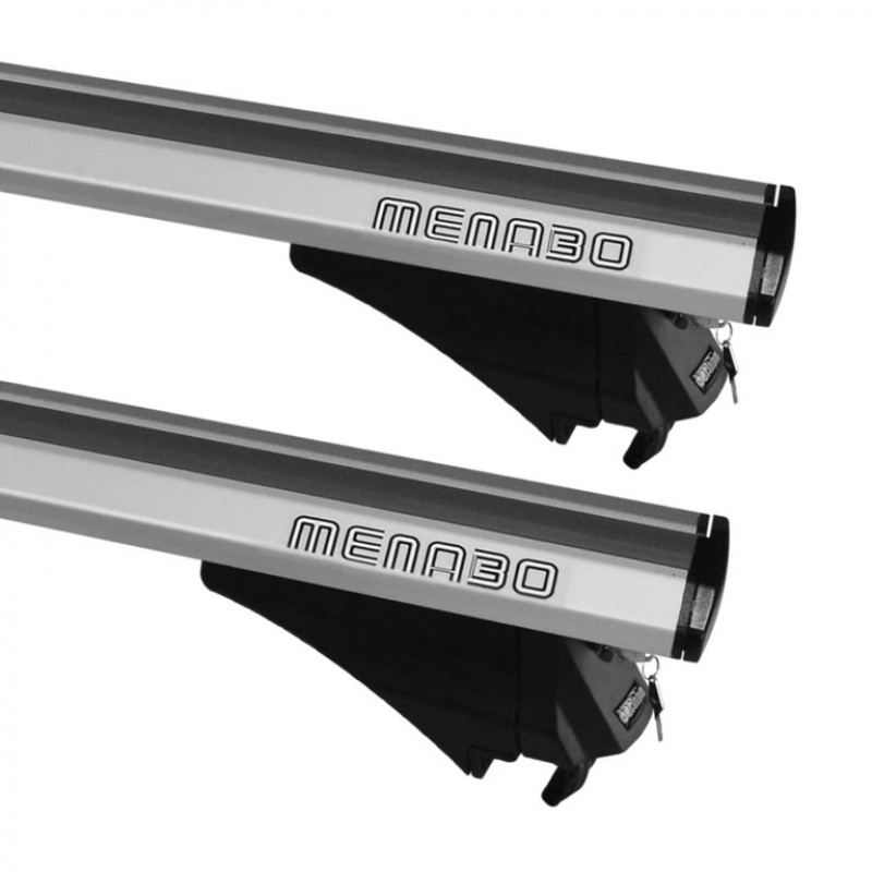 ΜΠΑΡΕΣ ΟΡΟΦΗΣ ΑΛΟΥΜΙΝΙΟΥ LEOPARD 135 cm MENABO (STANDARD - RAISED/FLUSH RAILS) - 2 ΤΕΜ.