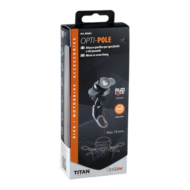 ΒΑΣΗ ΣΤΗΡΙΞΗΣ ΚΙΝΗΤΟΥ MOTO (ΓΙΑ ΚΑΘΡΕΠΤΗ) TITAN OPTI POLE 10mm (ΓΙΑ ΘΗΚΕΣ OPTI CASE) OPTI LINE