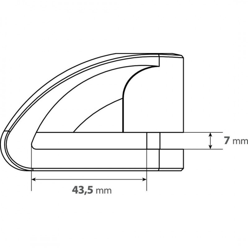 ΑΝΤΙΚΛΕΠΤΙΚΟ ΔΙΣΚΟΦΡΕΝΟΥ STONE ΚΟΚΚΙΝΟ 5,5mm (2 ΚΛΕΙΔΙΑ)