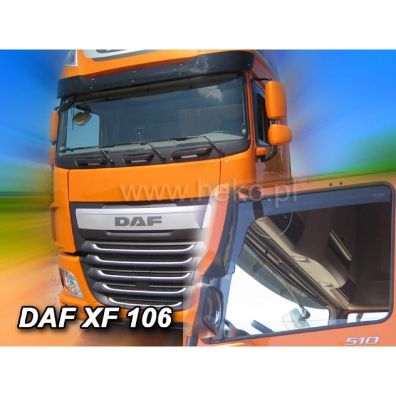 DAF 95 XF 106 2013-2021 (GB) - ΖΕΥΓΑΡΙ ΑΝΕΜΟΘΡΑΥΣΤΕΣ  ΑΠΟ ΕΥΚΑΜΠΤΟ ΦΙΜΕ ΠΛΑΣΤΙΚΟ HEKO - 2 ΤΕΜ.