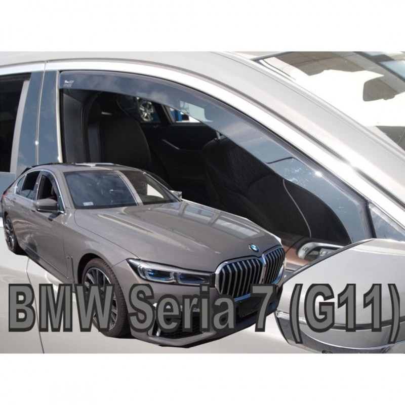 BMW 7 G11 4D 2015-2021 ΖΕΥΓΑΡΙ ΑΝΕΜΟΘΡΑΥΣΤΕΣ ΑΠΟ ΕΥΚΑΜΠΤΟ ΦΙΜΕ ΠΛΑΣΤΙΚΟ HEKO - 2 ΤΕΜ.