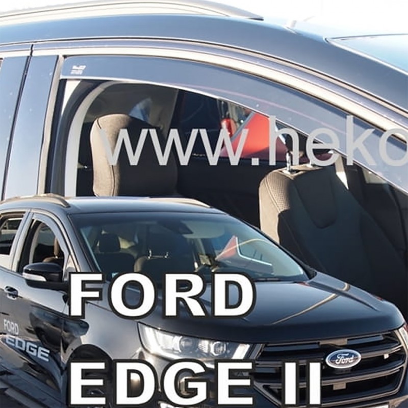 ΑΝΕΜΟΘΡΑΥΣΤΕΣ ΓΙΑ FORD EDGE 5D 2016+ ΖΕΥΓΑΡΙ ΑΠΟ ΕΥΚΑΜΠΤΟ ΦΙΜΕ ΠΛΑΣΤΙΚΟ HEKO - 2 ΤΕΜ.