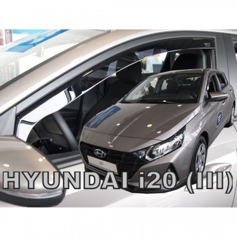 HYUNDAI i20 5D 2020+ ΖΕΥΓΑΡΙ ΑΝΕΜΟΘΡΑΥΣΤΕΣ ΑΥΤΟΚΙΝΗΤΟΥ ΑΠΟ ΕΥΚΑΜΠΤΟ ΦΙΜΕ ΠΛΑΣΤΙΚΟ HEKO - 2 ΤΕΜ.