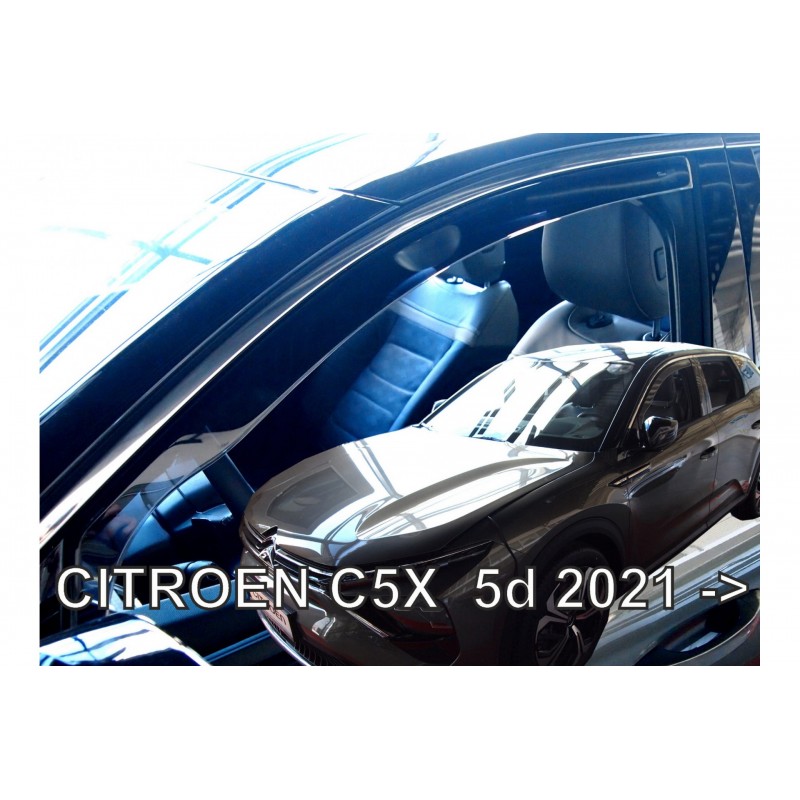 CITROEN C5 X 5D 2021-2023  ΖΕΥΓΑΡΙ ΑΝΕΜΟΘΡΑΥΣΤΕΣ ΑΠΟ ΕΥΚΑΜΠΤΟ ΦΙΜΕ ΠΛΑΣΤΙΚΟ HEKO - 2 ΤΕΜ.