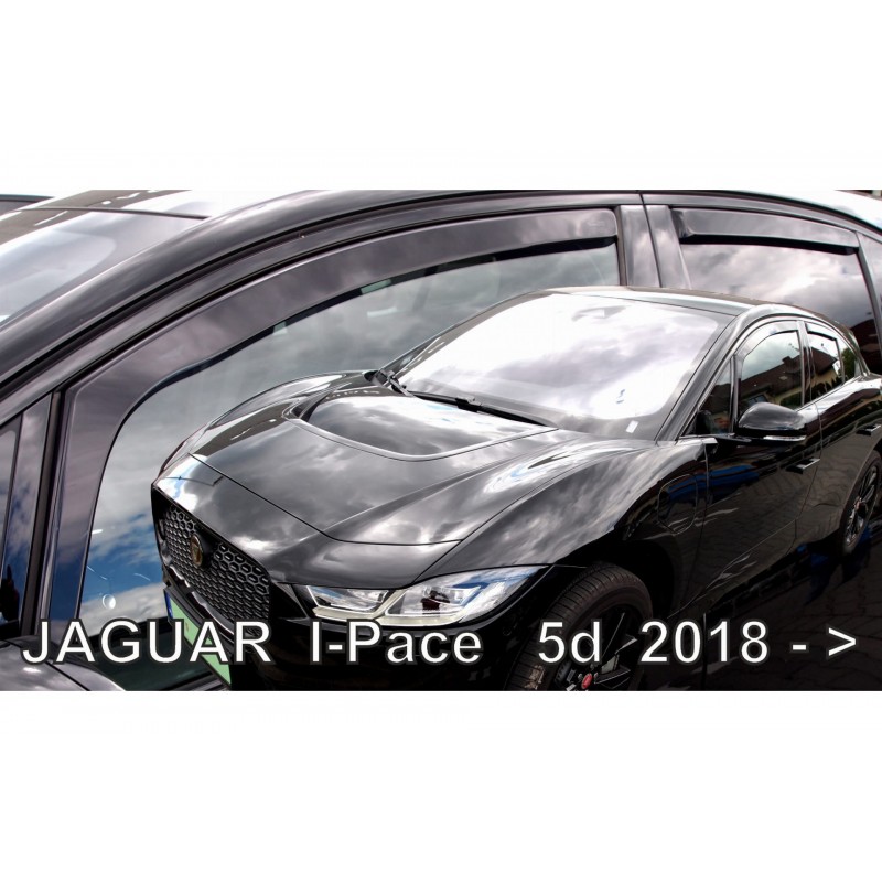 JAGUAR I-PACE 5D 2018+​ ΣΕΤ ΑΝΕΜΟΘΡΑΥΣΤΕΣ ΑΥΤΟΚΙΝΗΤΟΥ ΑΠΟ ΕΥΚΑΜΠΤΟ ΦΙΜΕ ΠΛΑΣΤΙΚΟ HEKO - 4 ΤΕΜ.