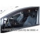 TOYOTA BZ4X (EA10) 5D 2022+ - ΖΕΥΓΑΡΙ ΑΝΕΜΟΘΡΑΥΣΤΕΣ ΑΥΤΟΚΙΝΗΤΟΥ ΑΠΟ ΕΥΚΑΜΠΤΟ ΦΙΜΕ ΠΛΑΣΤΙΚΟ HEKO -  2 ΤΕΜ.