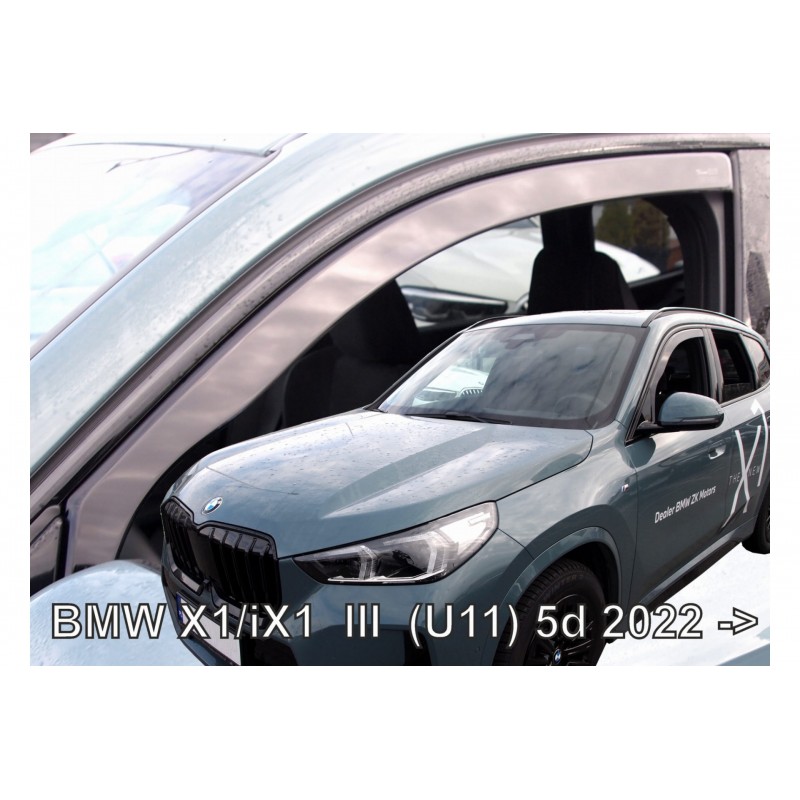 BMW X1 (U11) /iX1 5D 2022-2023  ΖΕΥΓΑΡΙ ΑΝΕΜΟΘΡΑΥΣΤΕΣ ΑΠΟ ΕΥΚΑΜΠΤΟ ΦΙΜΕ ΠΛΑΣΤΙΚΟ HEKO - 2 ΤΕΜ.