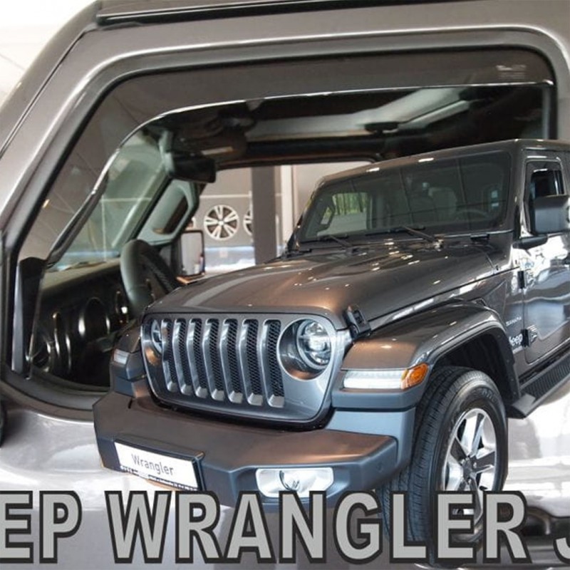 JEEP WRANGLER JL IV 5D 2019+ ΖΕΥΓΑΡΙ ΑΝΕΜΟΘΡΑΥΣΤΕΣ ΑΠΟ ΕΥΚΑΜΠΤΟ ΦΙΜΕ ΠΛΑΣΤΙΚΟ HEKO - 2 ΤΕΜ.