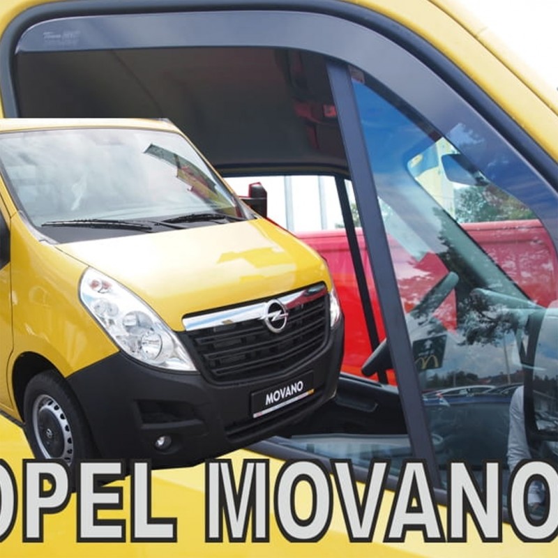 OPEL MOVANO B 2010+ / RENAULT MASTER 3 2010+ / MASTER IV 2019+ / NISSAN NV400 2011+ ΜΑΚΡΥ ΖΕΥΓΑΡΙ ΑΝΕΜΟΘΡΑΥΣΤΕΣ VAN ΑΠΟ ΕΥΚΑΜΠΤΟ ΦΙΜΕ ΠΛΑΣΤΙΚΟ HEKO - 2 ΤΕΜ.